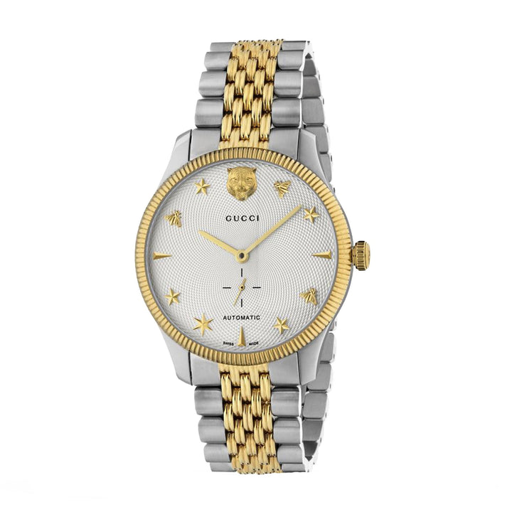 Gucci G-Timeless Motif Automatic Steel Watch YA126356 - Michael Jones Jeweller