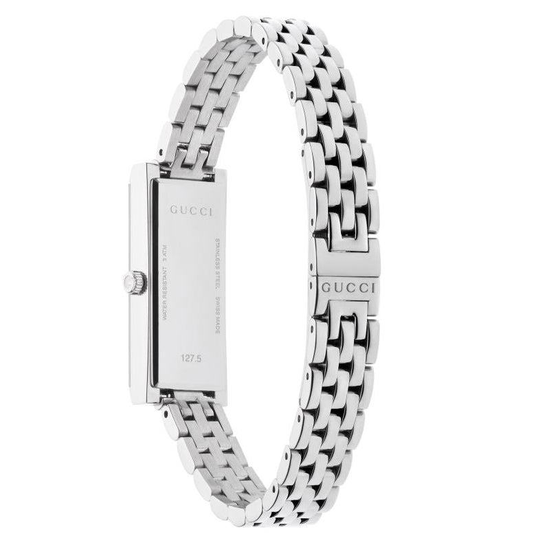 Gucci G-Frame Iconic 14 x 34mm  Diamond Set Quartz Watch YA127504 - Michael Jones Jeweller