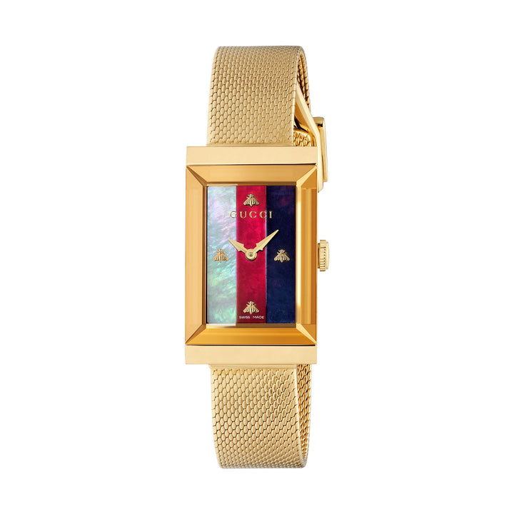 Gucci G-Frame 21mm Mother of Pearl Quartz Watch YA147410 - Michael Jones Jeweller