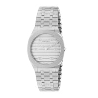 Gucci GUCCI 25H Silver Quartz Watch YA163501
