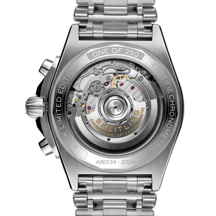 Breitling Chronomat B01 UK Limited Edition 42mm Automatic Watch AB01341B1B1A1