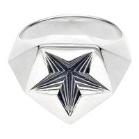 Shaun Leane Silver Star Signet Ring AR015.SSNARZ