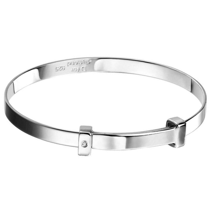 D for Diamond Childs Baby Bangle