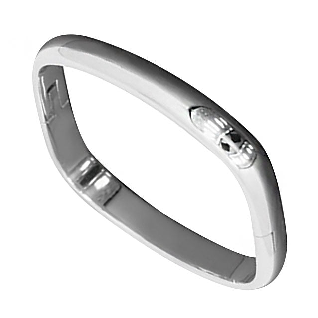 Hinged Silver Bangle - Michael Jones Jeweller