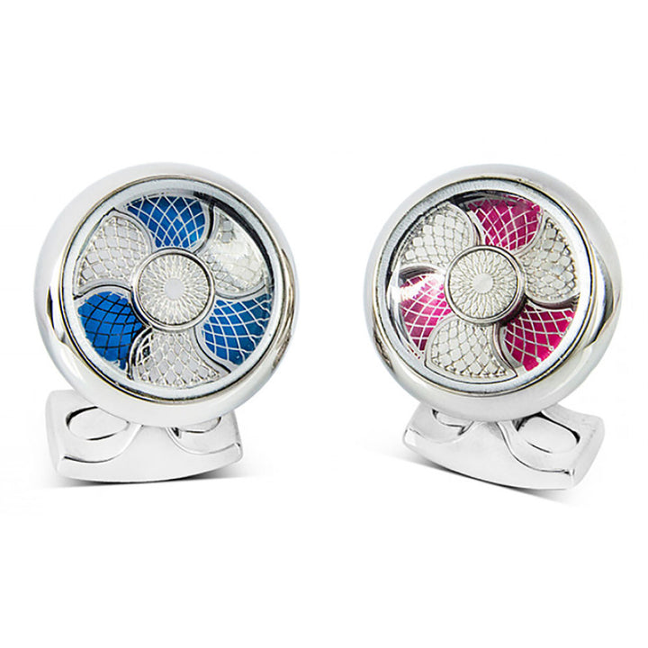 Deakin & Francis Blue And Pink Colour Change Cufflinks