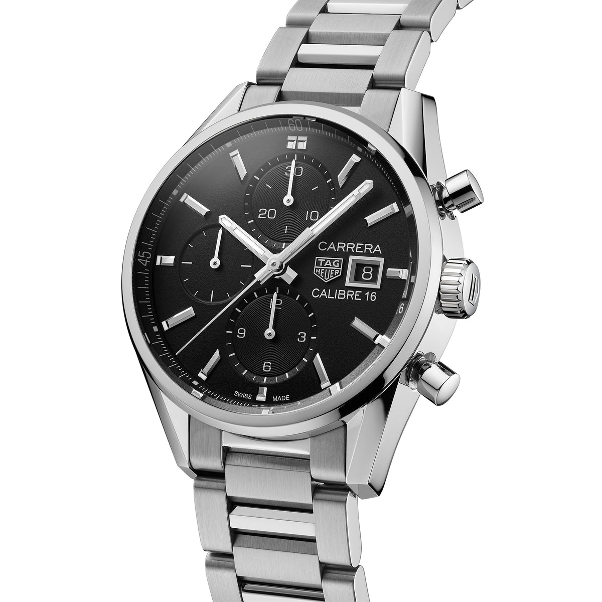 TAG Heuer Carrera 41mm 100m Chronograph Automatic Watch CBK2110.BA0715 - Michael Jones Jeweller