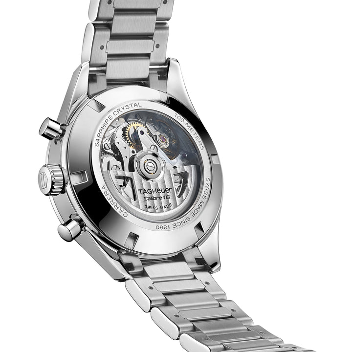 TAG Heuer Carrera 41mm 100m Chronograph Automatic Watch CBK2110.BA0715