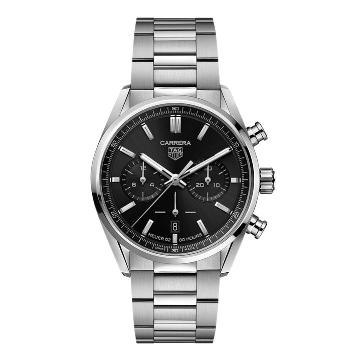 TAG Heuer Carrera Chronograph 42mm 100m Automatic Watch CBN2010.BA0642 - Michael Jones Jeweller