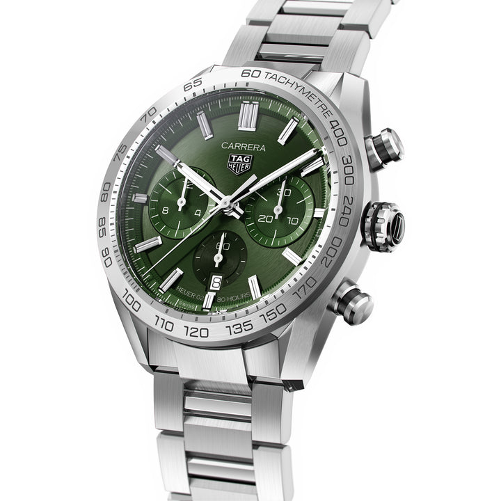 TAG Heuer Carrera 44m 100m Chronograph Automatic Watch CBN2A10.BA0643 - Michael Jones Jeweller