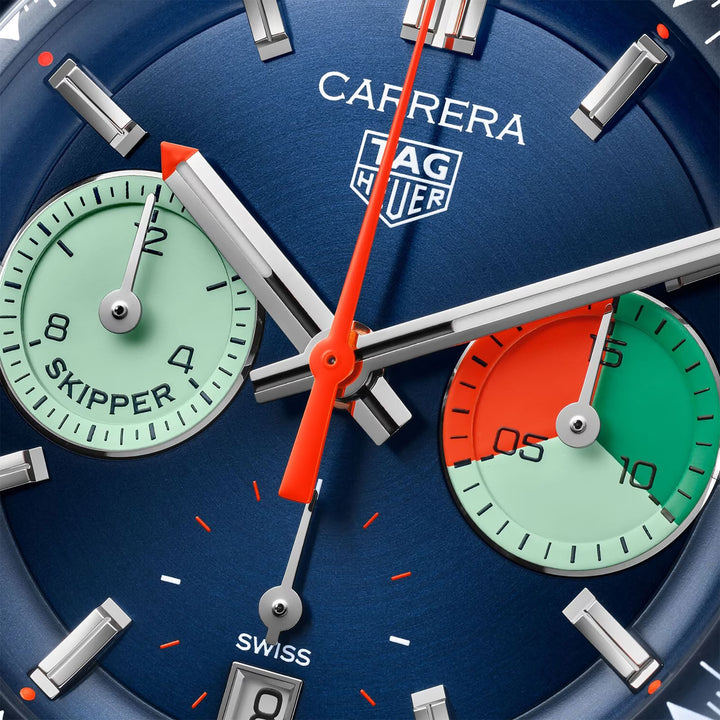 TAG Heuer Carrera Skipper 39mm 100m Chronograph Automatic Watch CBS2213.FN6002