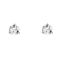 Diamond 0.52ct 18ct White Gold Stud Earrings - Michael Jones Jeweller