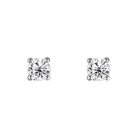 Diamond 0.51ct Stud Earrings in 18ct White Gold - Michael Jones Jeweller