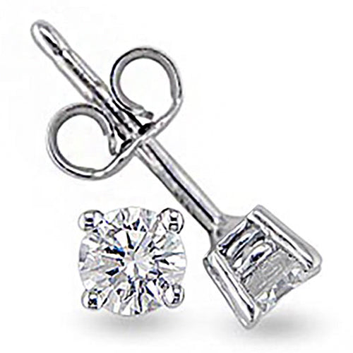 Diamond 0.51ct Stud Earrings in 18ct White Gold