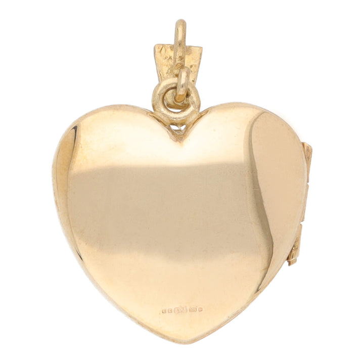 Polished 9ct Yellow Gold Heart Locket - Michael Jones Jeweller