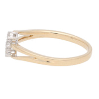 Diamond Three Strand 9ct Yellow Gold Ring - Michael Jones Jeweller