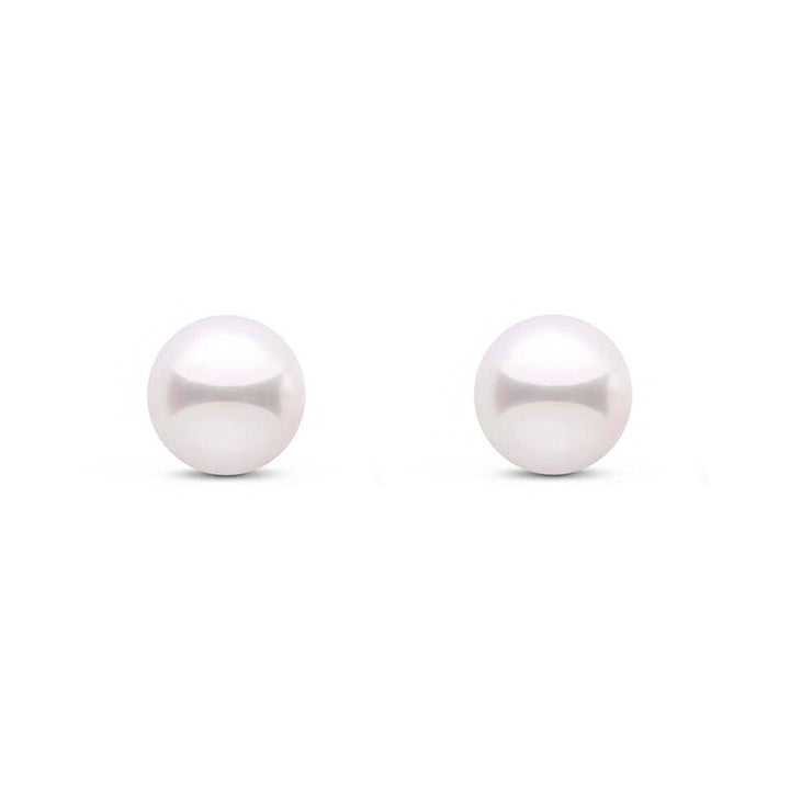 Akoya Pearl 8.5mm 18ct Yellow Gold Stud Earrings - Michael Jones Jeweller