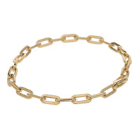 Open Oval Link 18ct Yellow Gold Bracelet