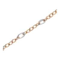 Open Link 18ct White and Rose Gold Bracelet