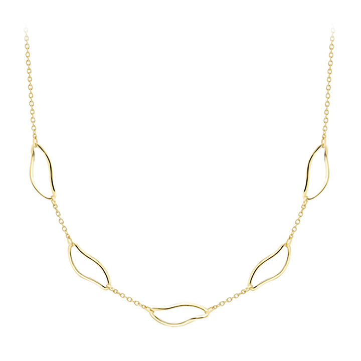 Open Link 18ct Yellow Gold Necklet - Michael Jones Jeweller