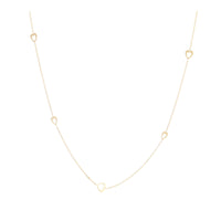 Open Heart 9ct Yellow Gold Chain - Michael Jones Jeweller