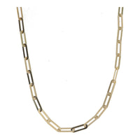 Elongated Link 18ct Yellow Gold Chain - Michael Jones Jeweller