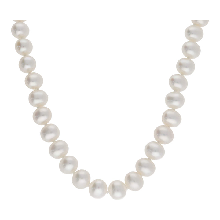 White Freshwater Pearls on a 9ct White Gold Clasp - Michael Jones Jeweller