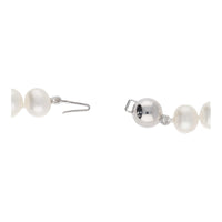 White Freshwater Pearls on a 9ct White Gold Clasp - Michael Jones Jeweller