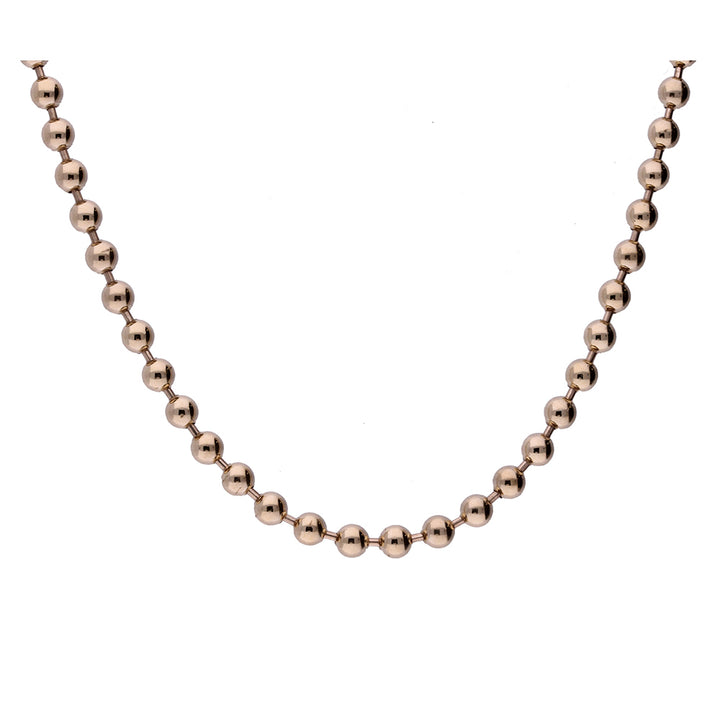 Pre-Owned Sphere Link 9ct Yellow Gold 30" Necklet