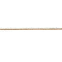 18ct Rose Gold Filed Curb Chain