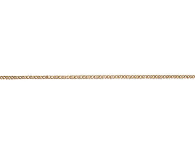 18ct Rose Gold Filed Curb Chain - Michael Jones Jeweller