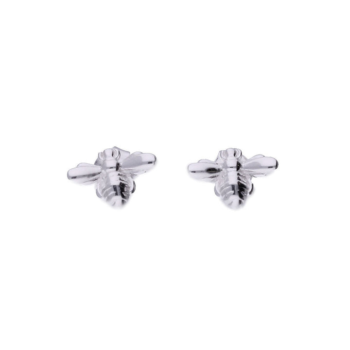 Bee Silver Stud Earrings - Michael Jones Jeweller