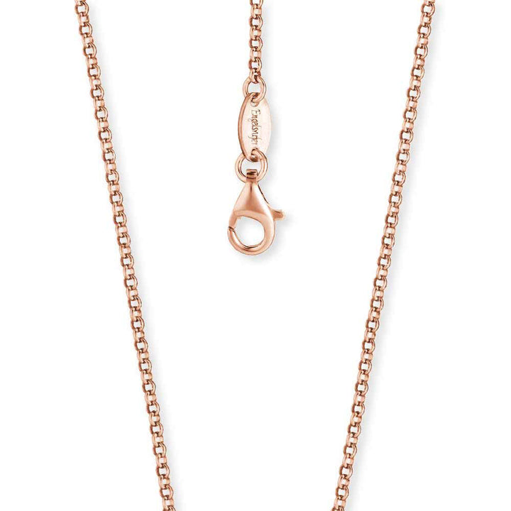 Engelsrufer 45cm Pea Chain Rose Gold Plated ERN-45-R