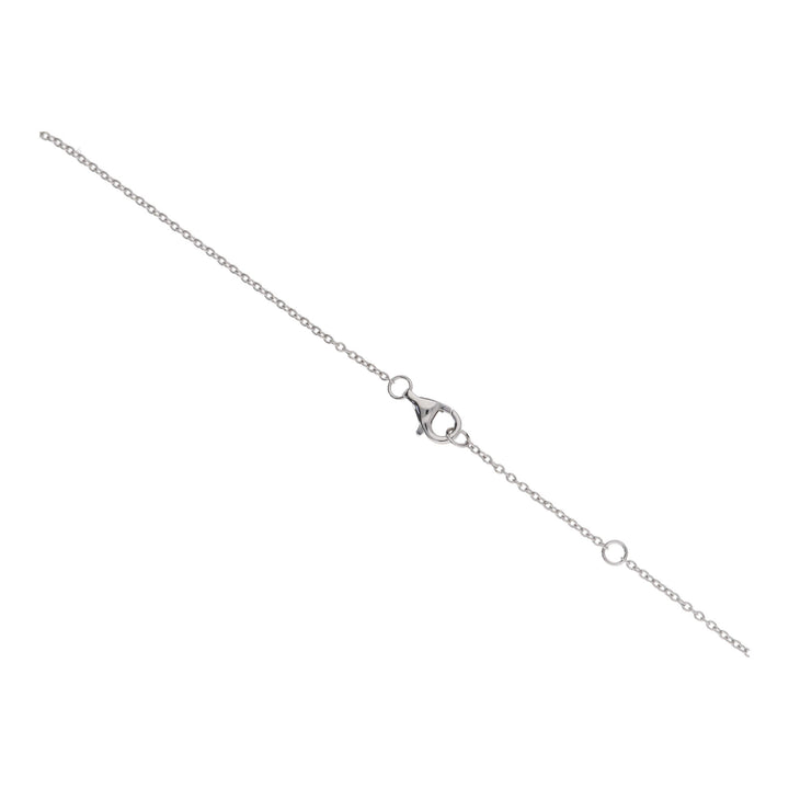 Diamond Interlocking Loops 18ct White Gold Necklace