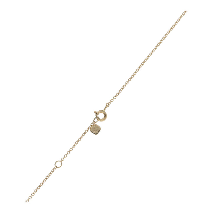 Diamond Open Circle 18ct Yellow Gold Necklace