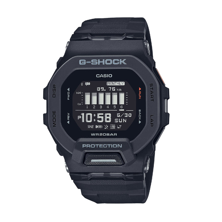 Casio G-Shock G-Squad Black Resin Quartz Watch GBD-200-1ER - Michael Jones Jeweller