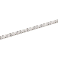 Diamond Set 18ct White Gold Line Bracelet - Michael Jones Jeweller