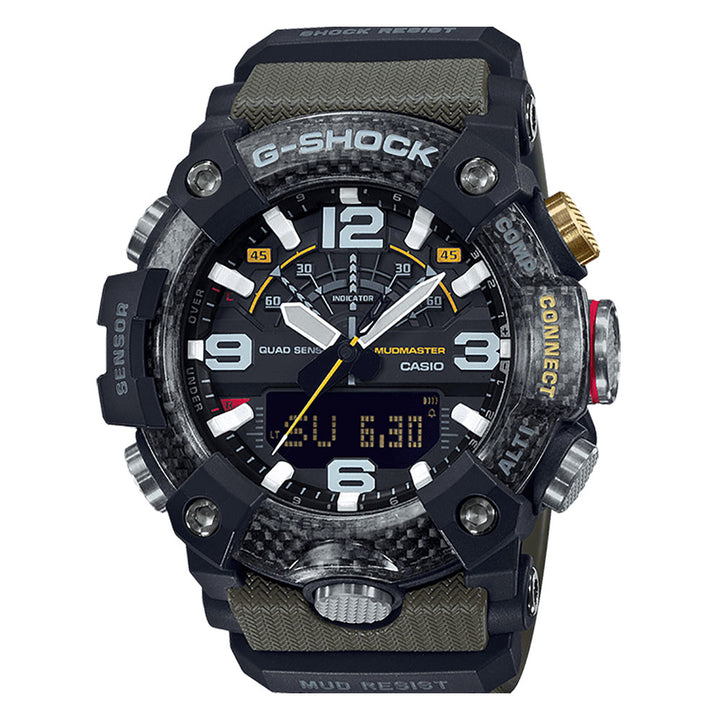 Casio G-Shock Mudmaster Carbon Core Guard Quartz Watch GG-B100-1A3ER