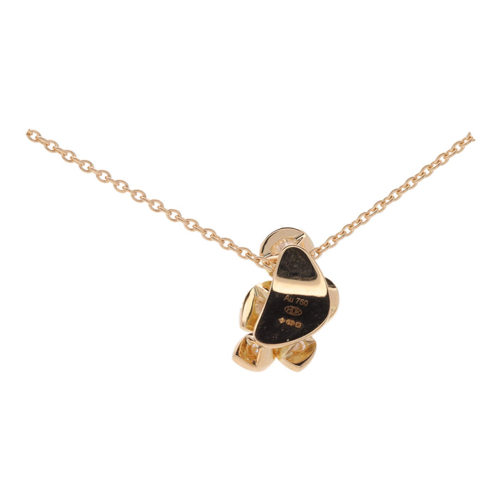 Diamond Teardrop Cluster 0.66ct Asymetric 18ct Rose Gold Pendant - Michael Jones Jeweller