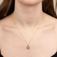 Bee Medallion 9ct Yellow Gold Pendant - Michael Jones Jeweller
