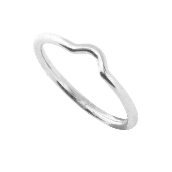 Andrew Geoghegan Cannele Shaped Platinum Wedding Ring