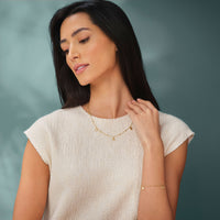 Clogau Tree of Life Insignia Gold Drop Necklace - Michael Jones Jeweller