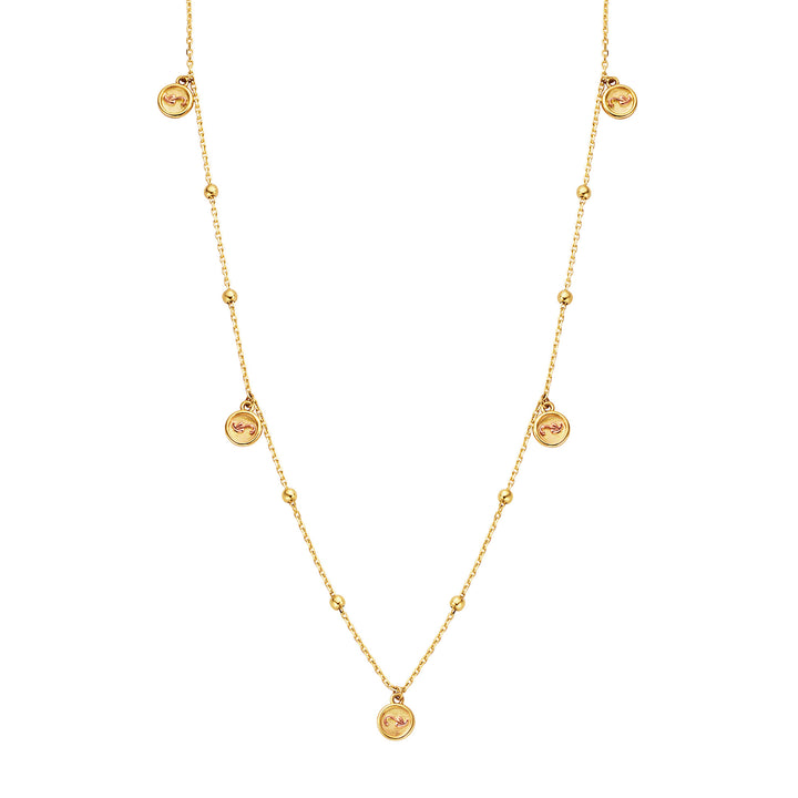 Clogau Tree of Life Insignia Gold Drop Necklace - Michael Jones Jeweller
