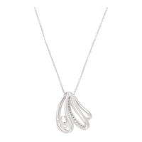 Akoya Pearl And Diamond Three Strand 18ct White Gold Necklace - Michael Jones Jeweller