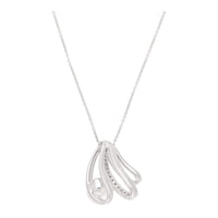 Akoya Pearl And Diamond Three Strand 18ct White Gold Necklace