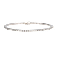Diamond 1.70ct 18ct White Gold Bangle - Michael Jones Jeweller