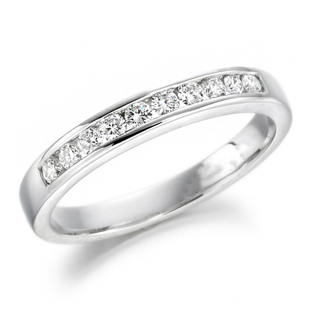 Diamond 0.26ct Platinum Wedding Ring – Michael Jones Jeweller