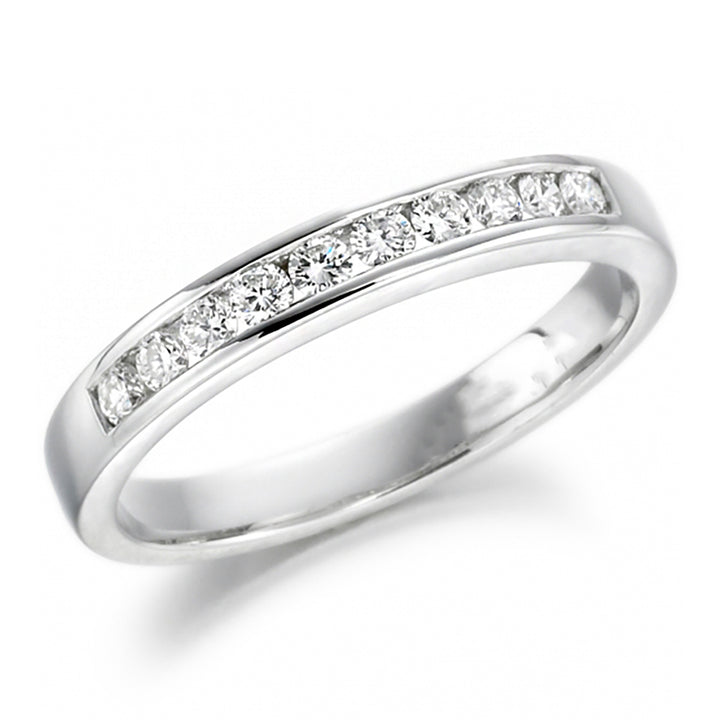 Diamond 0.26ct Platinum Wedding Ring