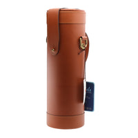 Tan Leather Thermos Flask and Carry Case - Michael Jones Jeweller