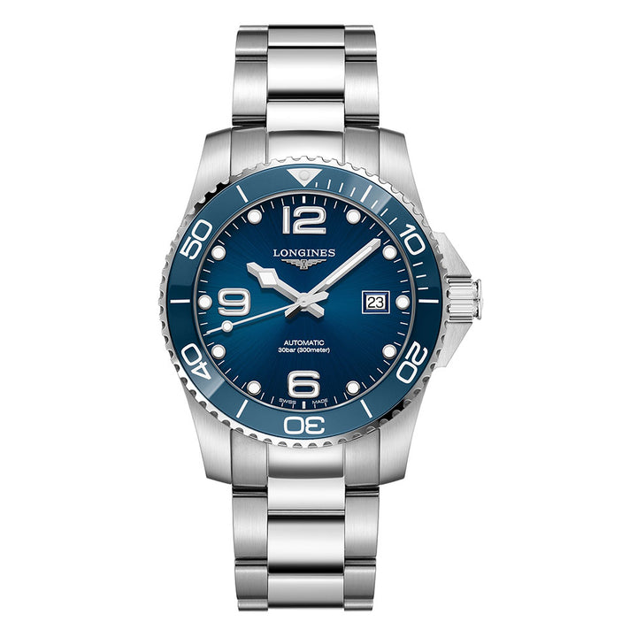 Longines HYDROCONQUEST 41mm Automatic Watch L37814966 - Michael Jones Jeweller