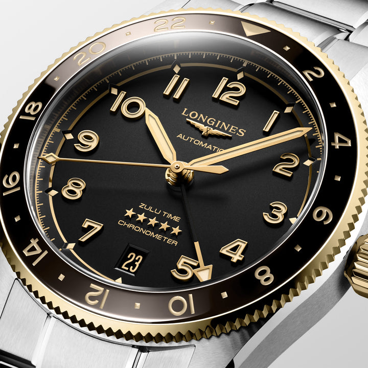 Longines SPIRIT ZULU TIME 39mm Automatic Watch L38025536 - Michael Jones Jeweller